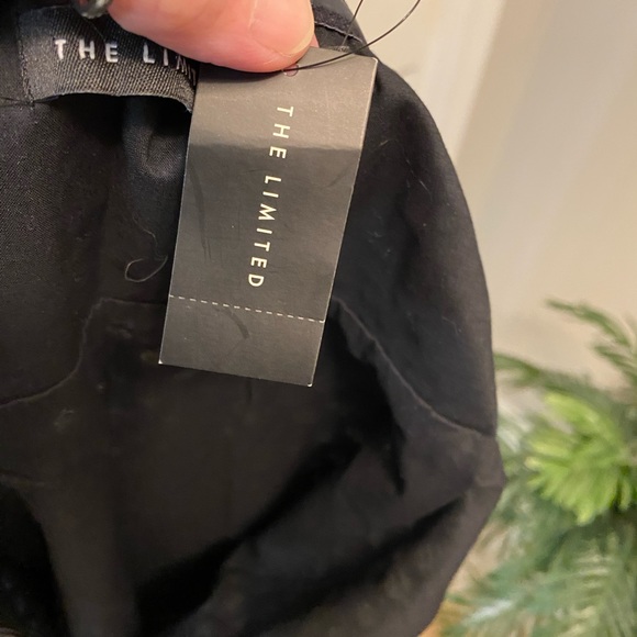 NWT The Limited Silk Blend Sleeveless Halter Top Polka Dot Dress 10 - Picture 8 of 9